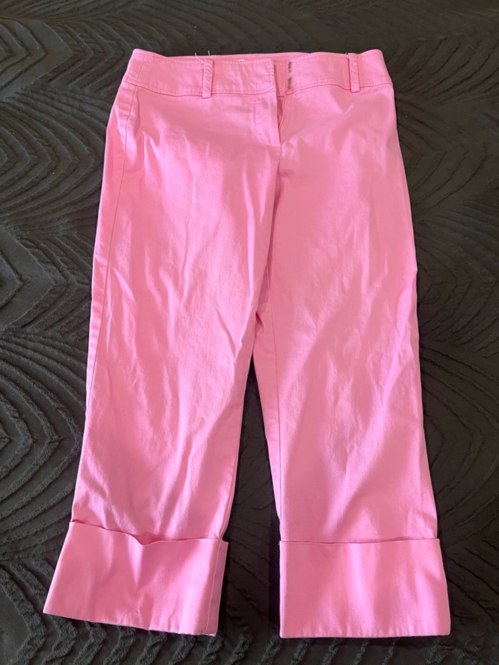 Bamboo Traders Pink High-Rise Crop Pants